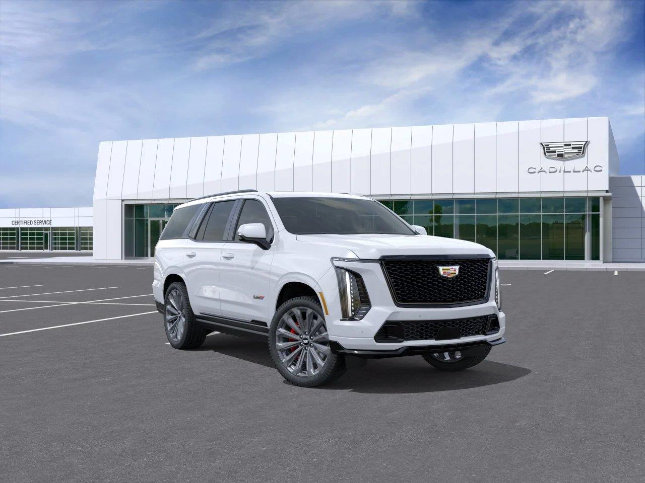 Vibrant White Tricoat 2026 Cadillac Escalade-V SUV / Crossover All-Wheel Drive Automatic
