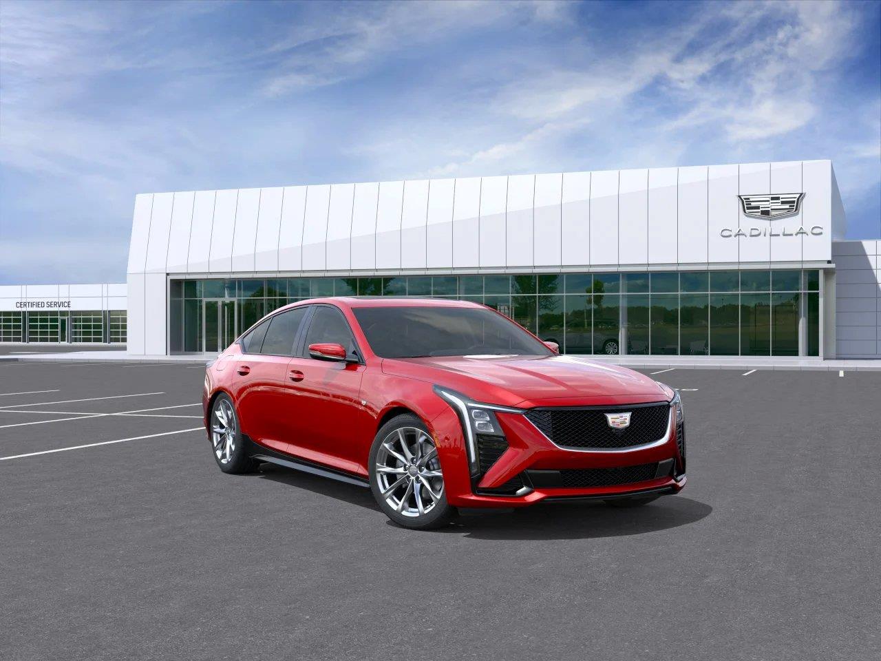 Radiant Red Tintcoat 2026 Cadillac CT5 Sedan All-Wheel Drive Automatic