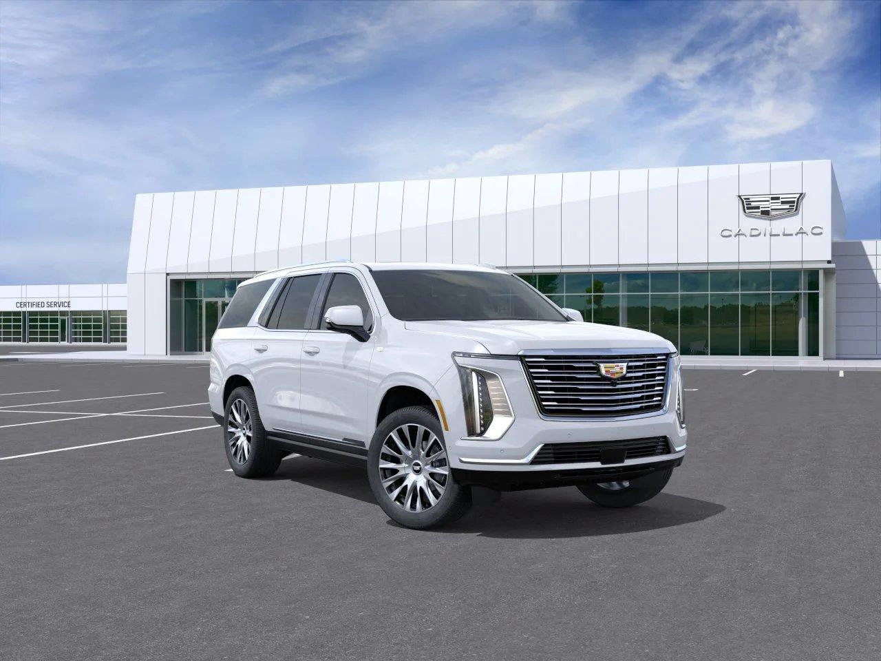 Vibrant White Tricoat 2026 Cadillac Escalade SUV / Crossover Rear-Wheel Drive Automatic