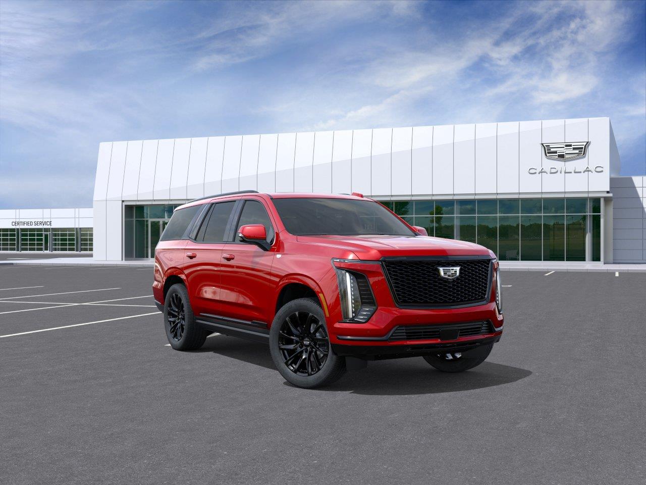 Radiant Red Tintcoat 2026 Cadillac Escalade SUV / Crossover Rear-Wheel Drive Automatic