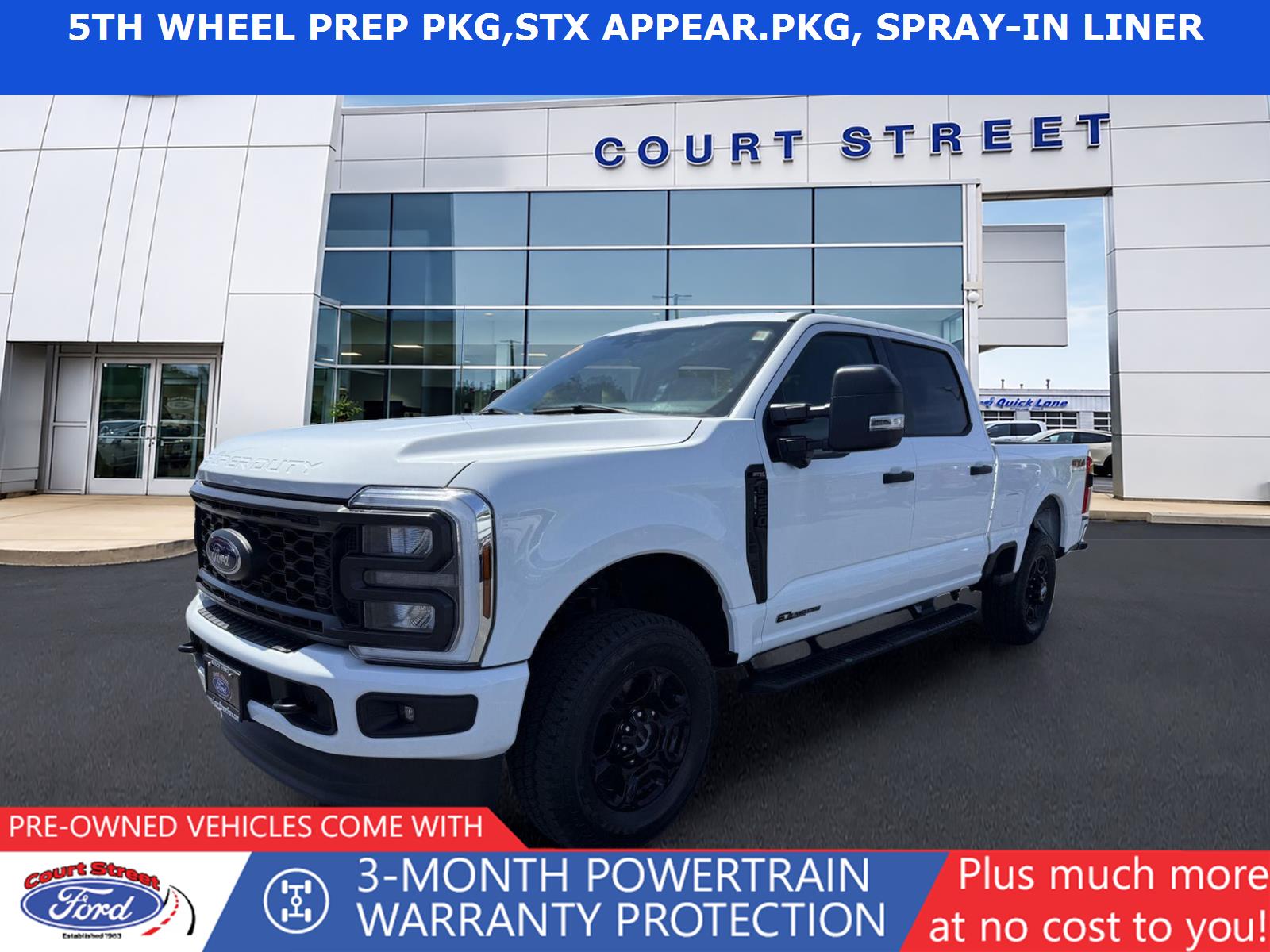 Oxford White 2024 Ford F-250 Super Duty Pickup Truck Four-Wheel Drive Automatic