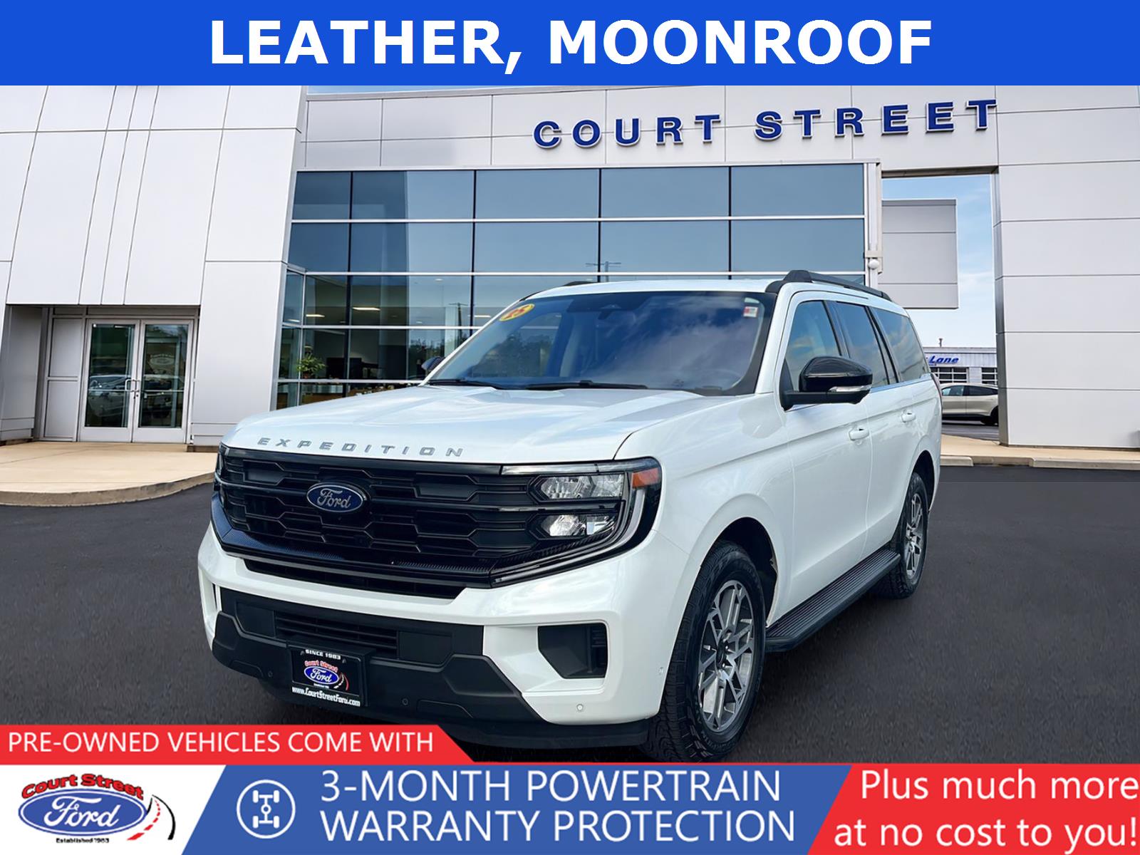 Star White Metallic Tri-Coat 2025 Ford Expedition SUV / Crossover Four-Wheel Drive Automatic