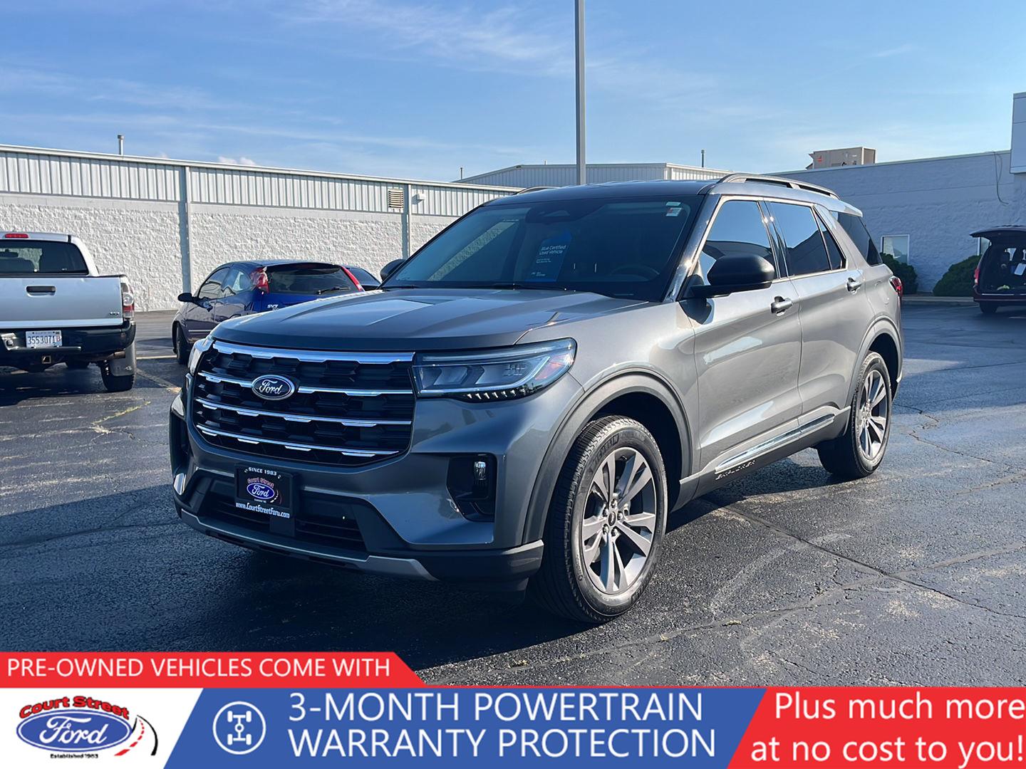 Carbonized Gray 2025 Ford Explorer SUV / Crossover All-Wheel Drive Automatic