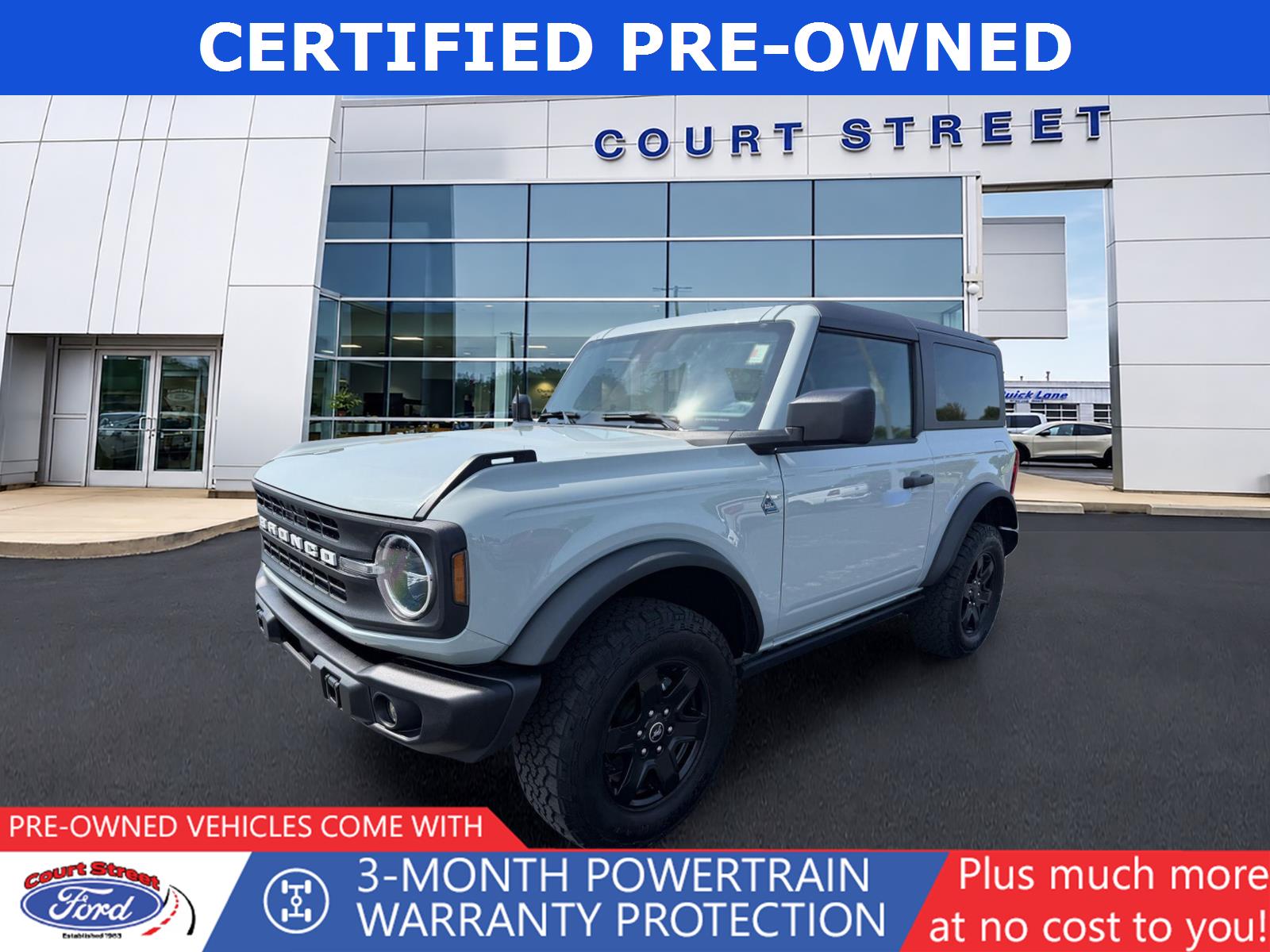 Cactus Gray 2024 Ford Bronco SUV / Crossover Four-Wheel Drive 7-Speed Manual