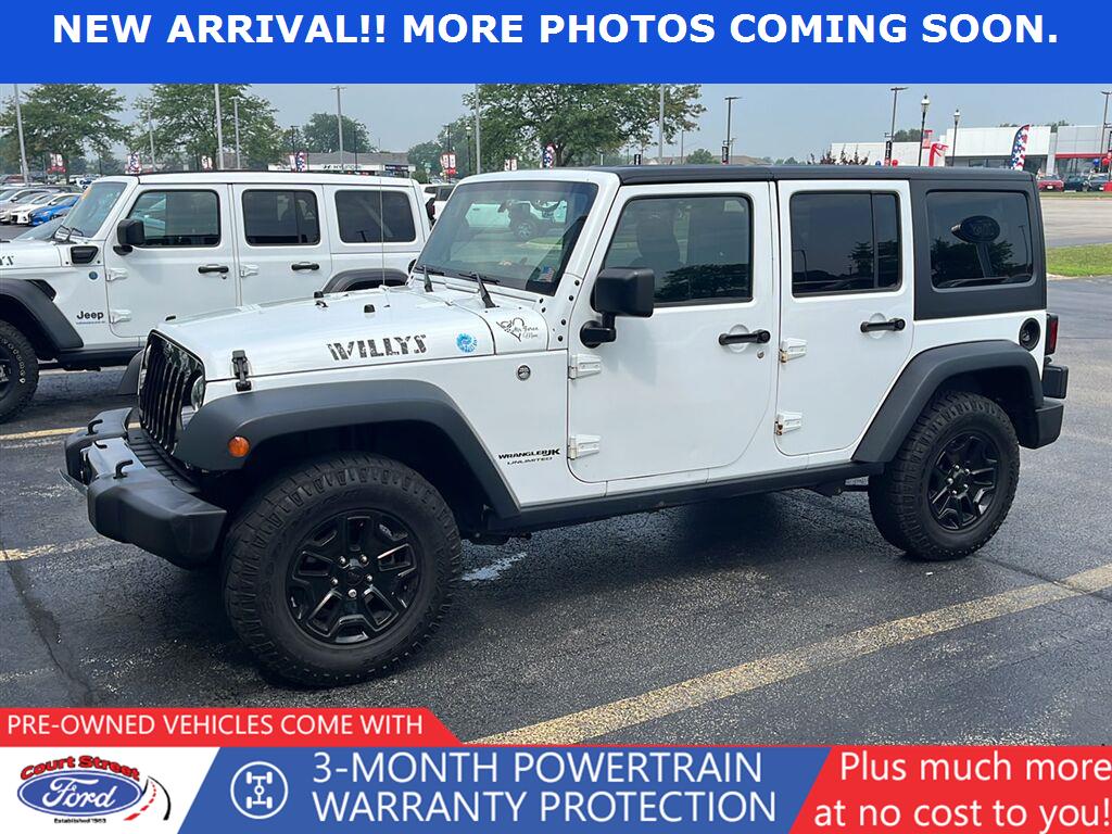 Bright White Clearcoat 2018 Jeep Wrangler SUV / Crossover Four-Wheel Drive 5-Speed Automatic