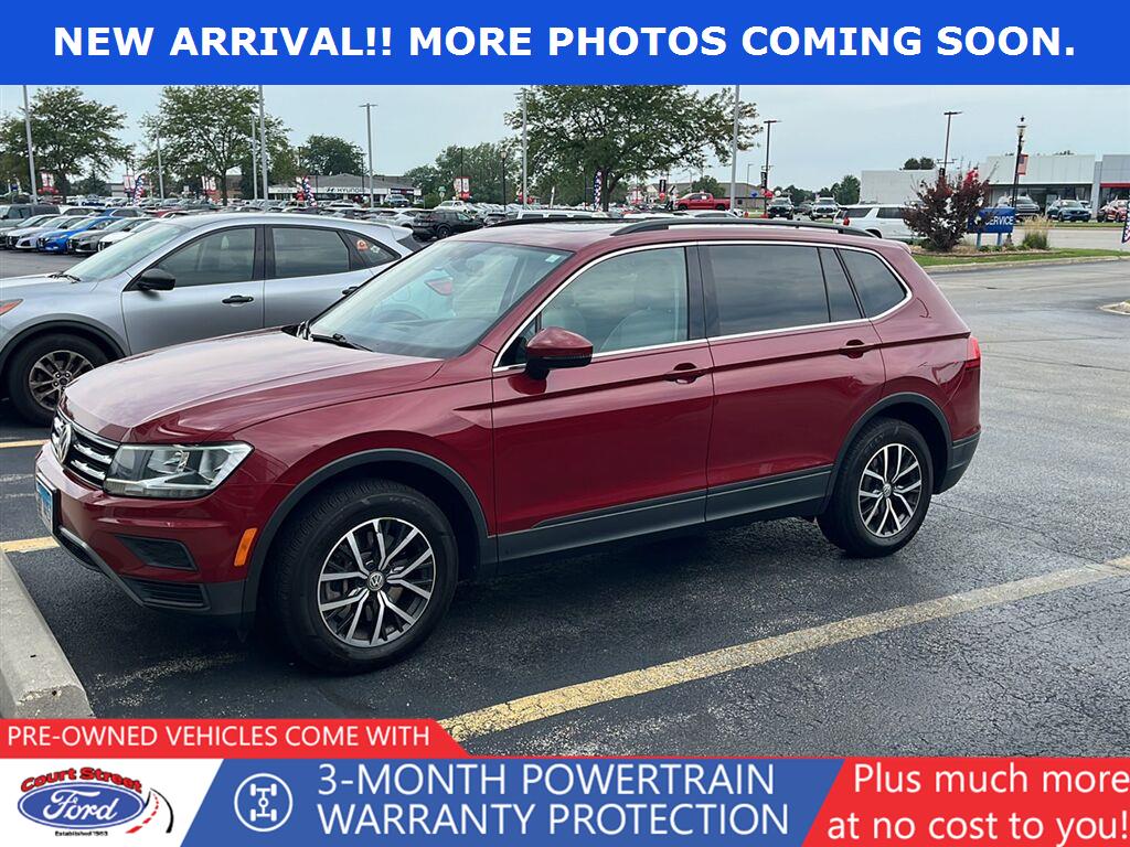 Cardinal Red Metallic 2019 Volkswagen Tiguan SUV / Crossover All-Wheel Drive Automatic
