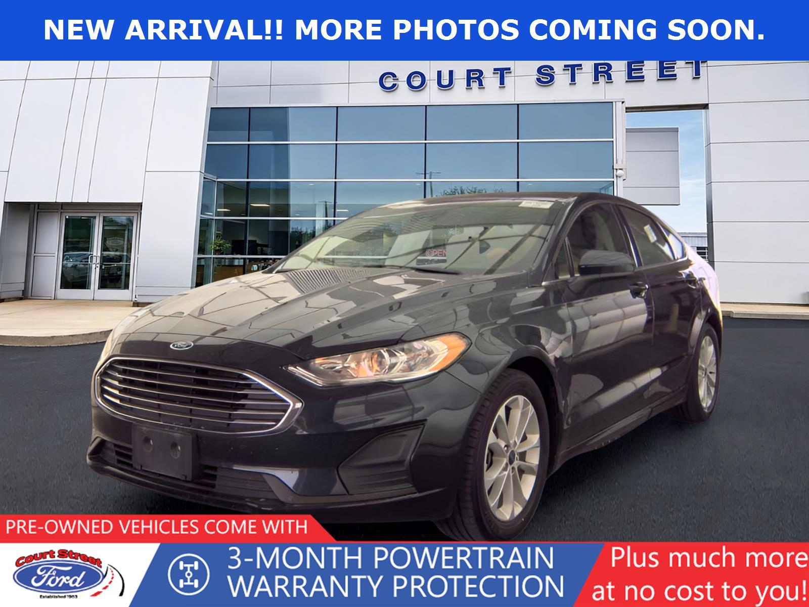 Alto Blue Metallic Tinted Clearcoat 2020 Ford Fusion Sedan Front-Wheel Drive 6-Speed Automatic