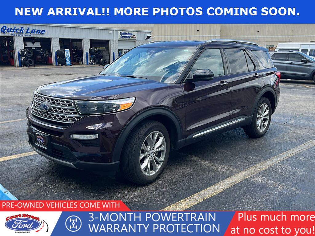 Jewel Red Metallic Tinted Clearcoat 2023 Ford Explorer SUV / Crossover All-Wheel Drive 