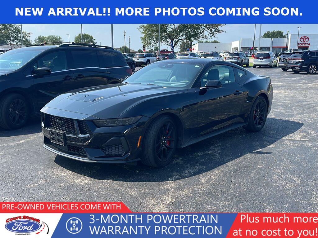 Shadow Black 2025 Ford Mustang Coupe Rear-Wheel Drive Automatic