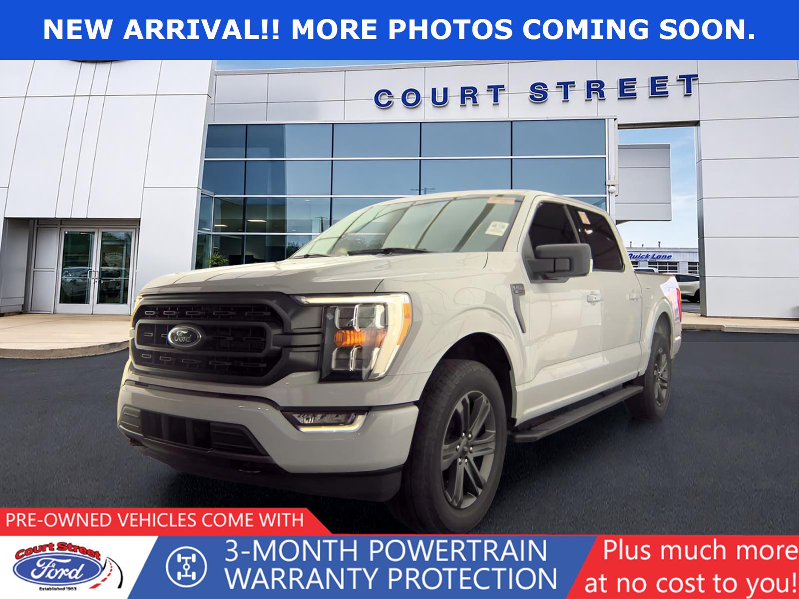 Avalanche Gray 2023 Ford F-150 Pickup Truck Four-Wheel Drive Automatic
