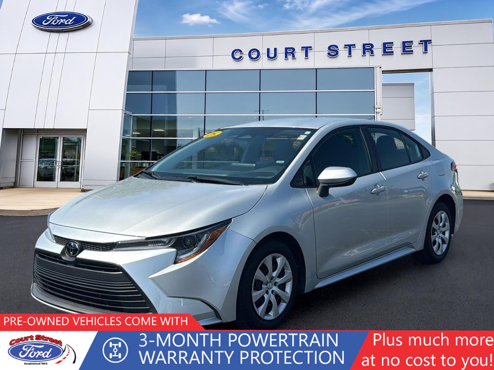 Classic Silver Metallic 2025 Toyota Corolla Sedan Front-Wheel Drive Continuously Variable Transmission