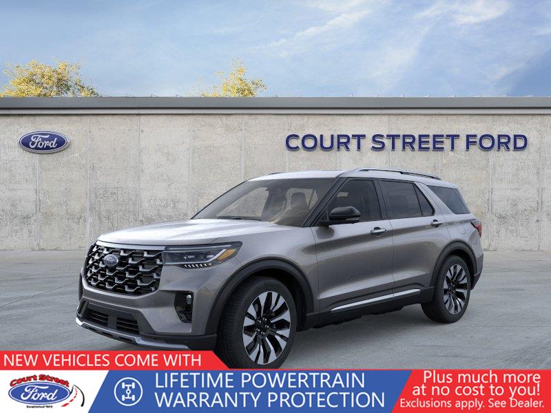 Carbonized Gray Metallic 2026 Ford Explorer SUV / Crossover All-Wheel Drive Automatic