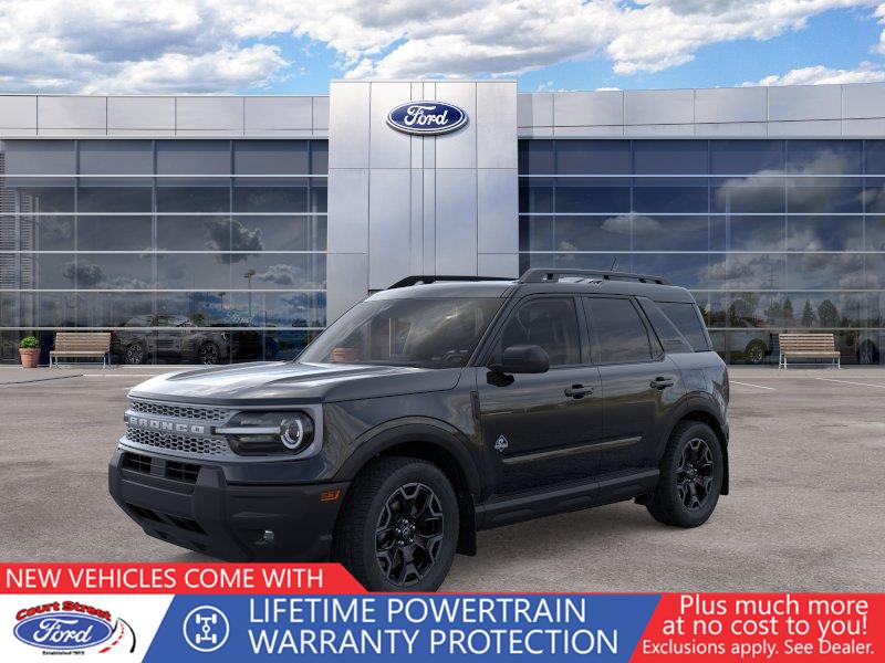 Shadow Black 2025 Ford Bronco Sport SUV / Crossover All-Wheel Drive 8-Speed Automatic