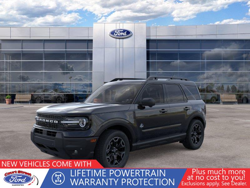 Shadow Black 2025 Ford Bronco Sport SUV / Crossover All-Wheel Drive 8-Speed Automatic