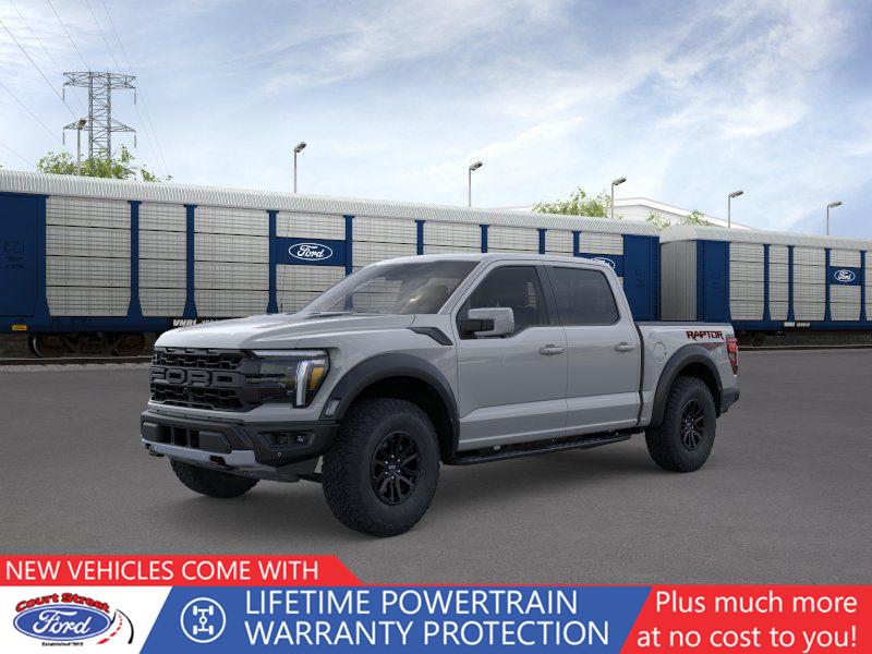 Avalanche Gray 2026 Ford F-150 Raptor SuperCrew 4WD Pickup Truck Four-Wheel Drive Automatic