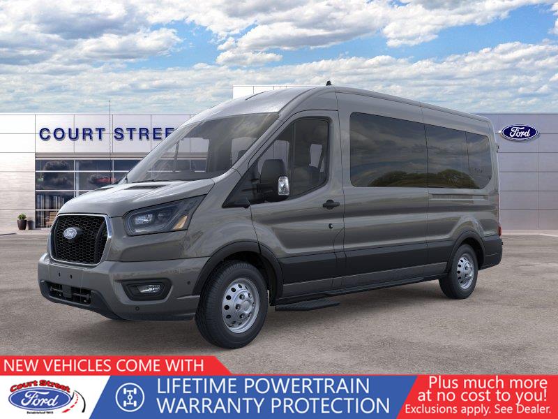 Carbonized Gray 2026 Ford Transit Passenger Van All-Wheel Drive Automatic