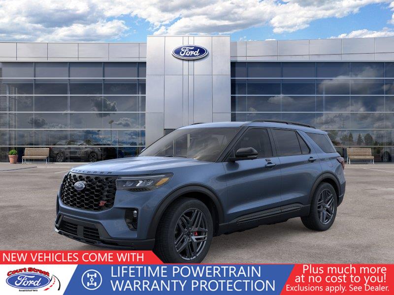 Vapor Blue Metallic 2026 Ford Explorer SUV / Crossover All-Wheel Drive Automatic
