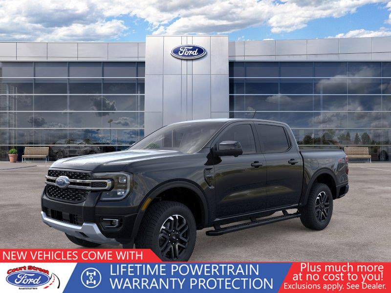 Shadow Black 2026 Ford Ranger Pickup Truck Four-Wheel Drive Automatic
