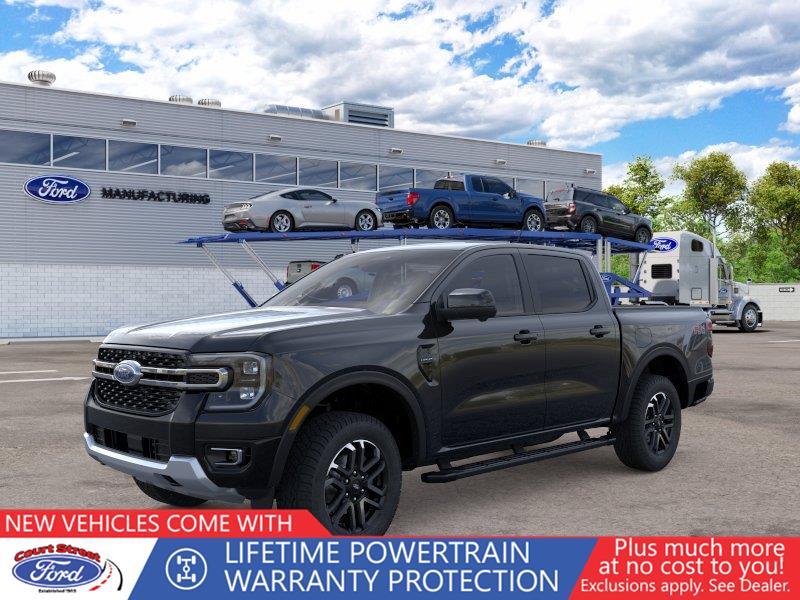 Shadow Black 2026 Ford Ranger Pickup Truck Four-Wheel Drive Automatic