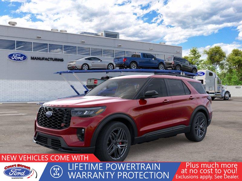 Rapid Red Metallic Tinted Clearcoat 2026 Ford Explorer SUV / Crossover All-Wheel Drive Automatic