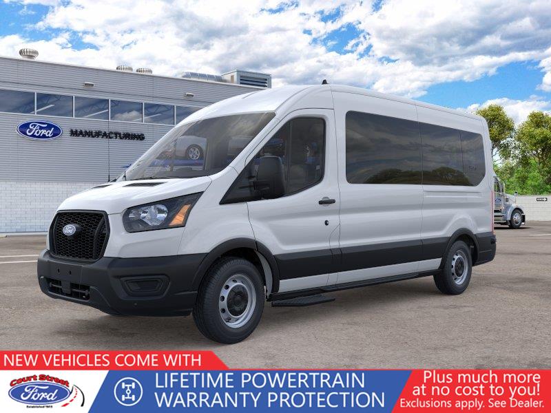 Oxford White 2026 Ford Transit Passenger Van Rear-Wheel Drive