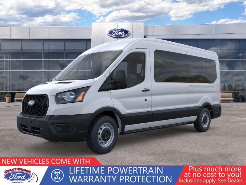 Oxford White 2026 Ford Transit Passenger Van Rear-Wheel Drive Automatic