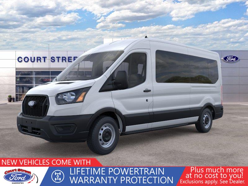 Oxford White 2026 Ford Transit Passenger Van Rear-Wheel Drive Automatic