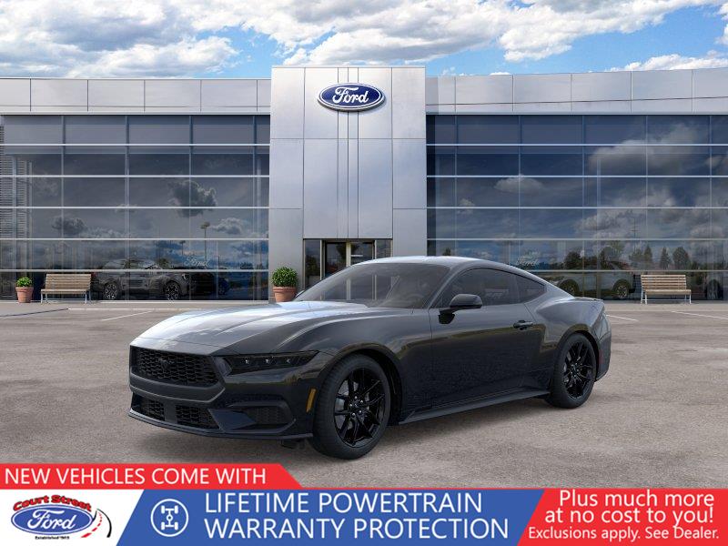 Shadow Black 2026 Ford Mustang Coupe Rear-Wheel Drive Automatic
