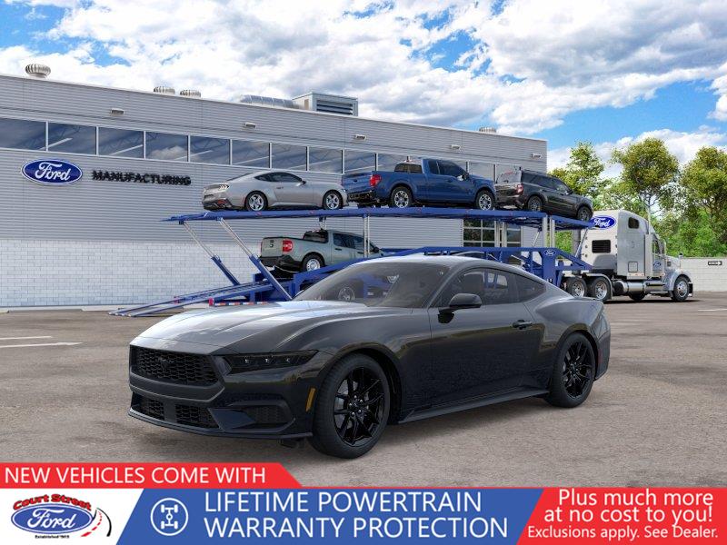 Shadow Black 2026 Ford Mustang Coupe Rear-Wheel Drive Automatic