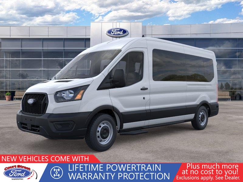 Oxford White 2026 Ford Transit Passenger Van Rear-Wheel Drive Automatic