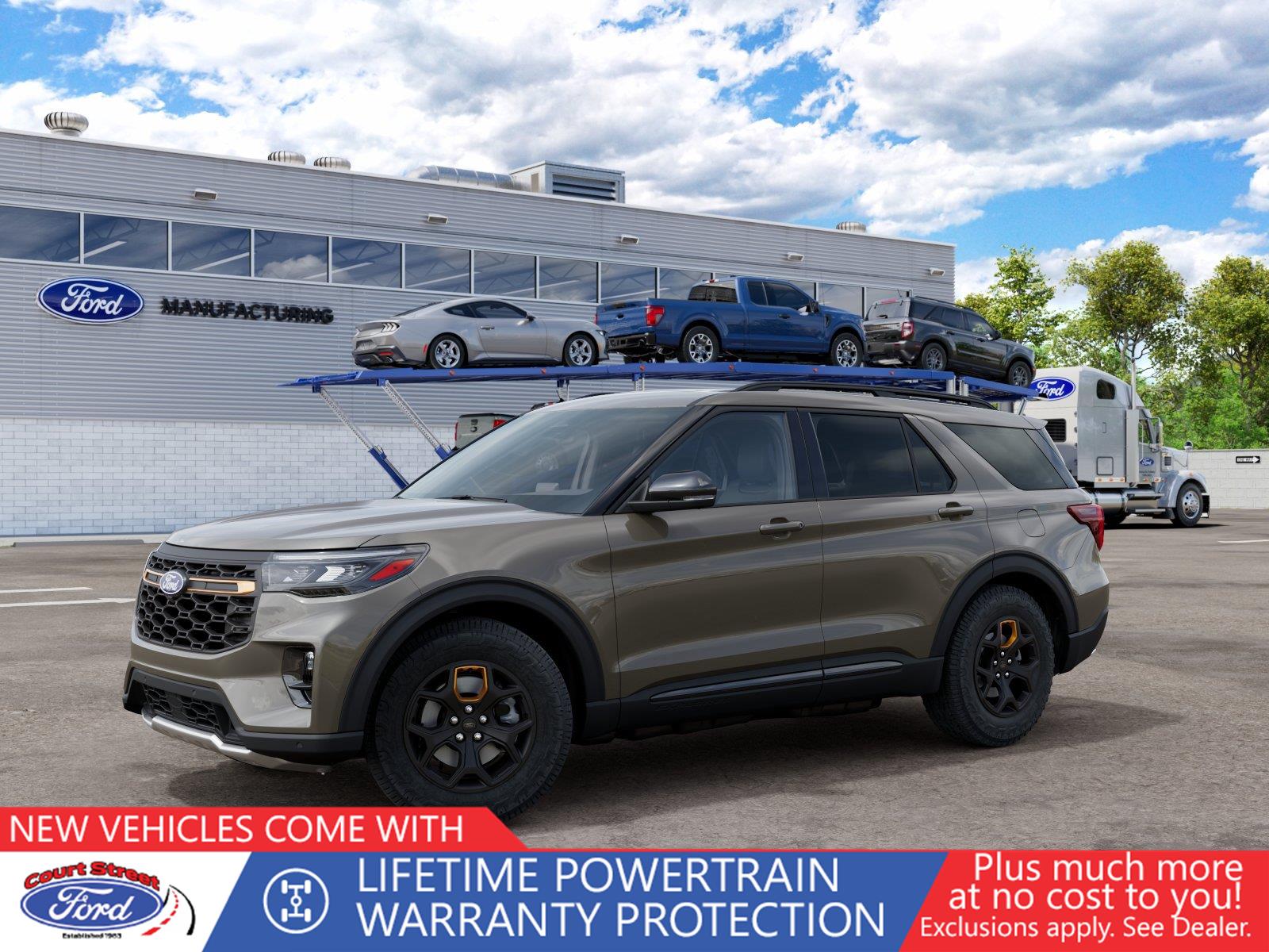 Marsh Gray 2027 Ford Explorer SUV / Crossover All-Wheel Drive Automatic