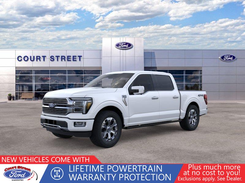 Star White Metallic Tri-Coat 2026 Ford F-150 Pickup Truck Four-Wheel Drive Automatic