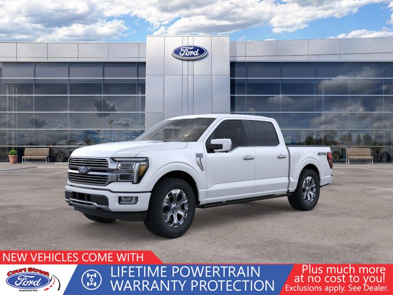 Star White Metallic Tri-Coat 2026 Ford F-150 Pickup Truck Four-Wheel Drive Automatic
