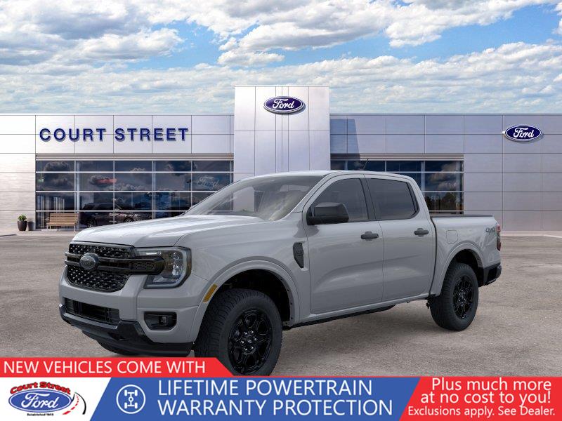 Avalanche Gray 2026 Ford Ranger Pickup Truck Four-Wheel Drive Automatic