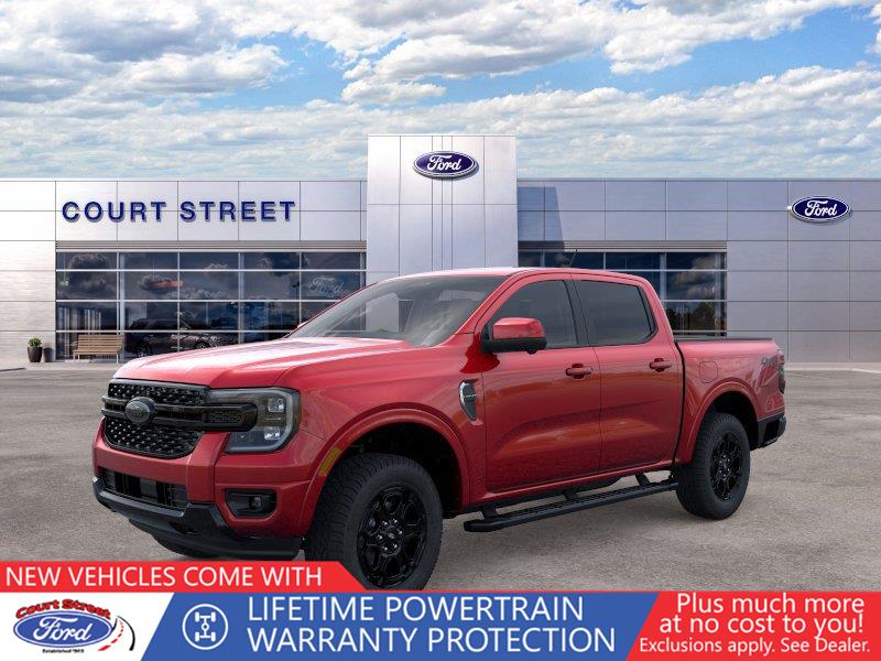 Ruby Red Metallic Tinted Clearcoat 2026 Ford Ranger Pickup Truck Four-Wheel Drive Automatic