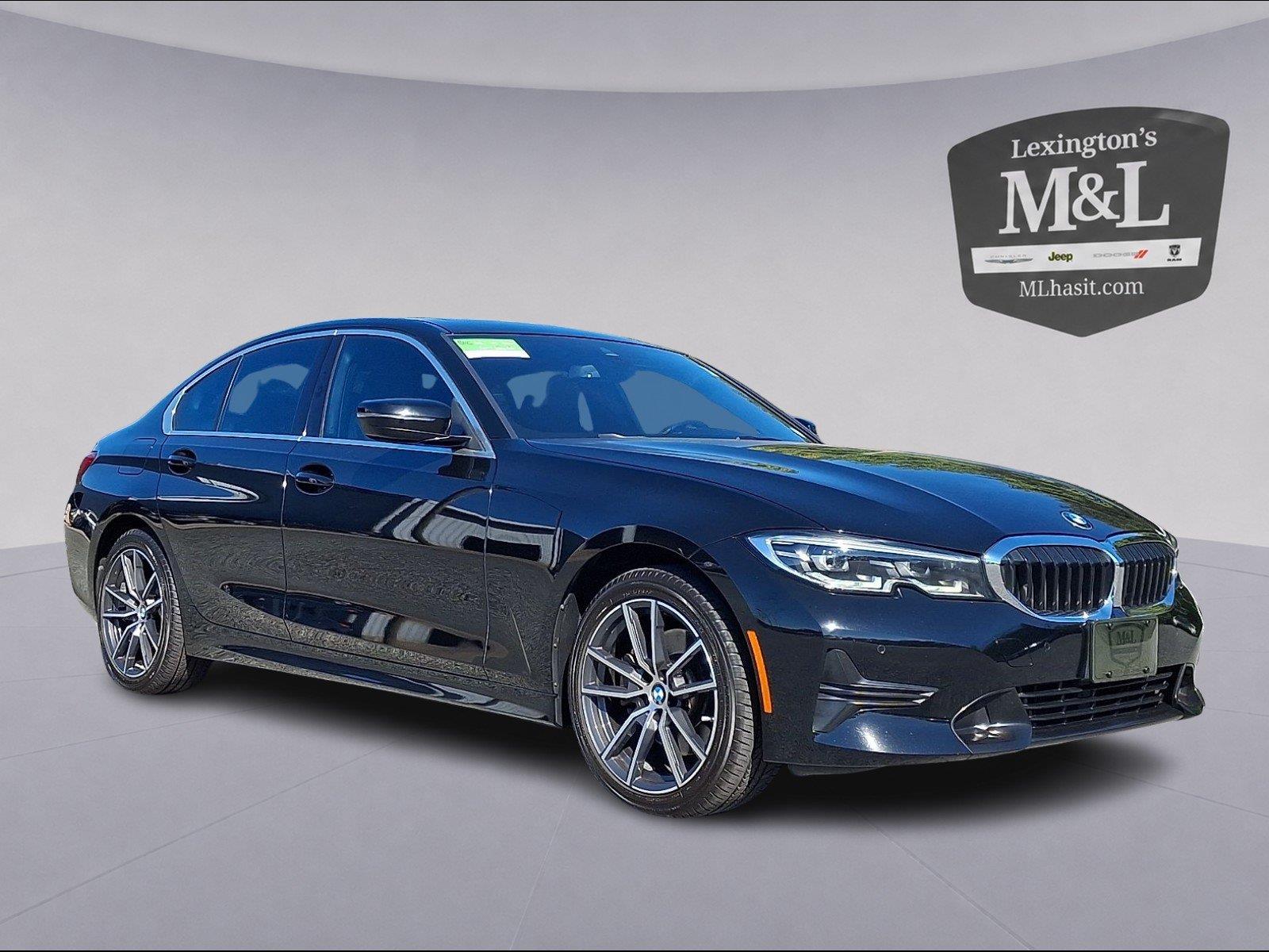Jet Black 2020 BMW 3 Series Sedan All-Wheel Drive Automatic