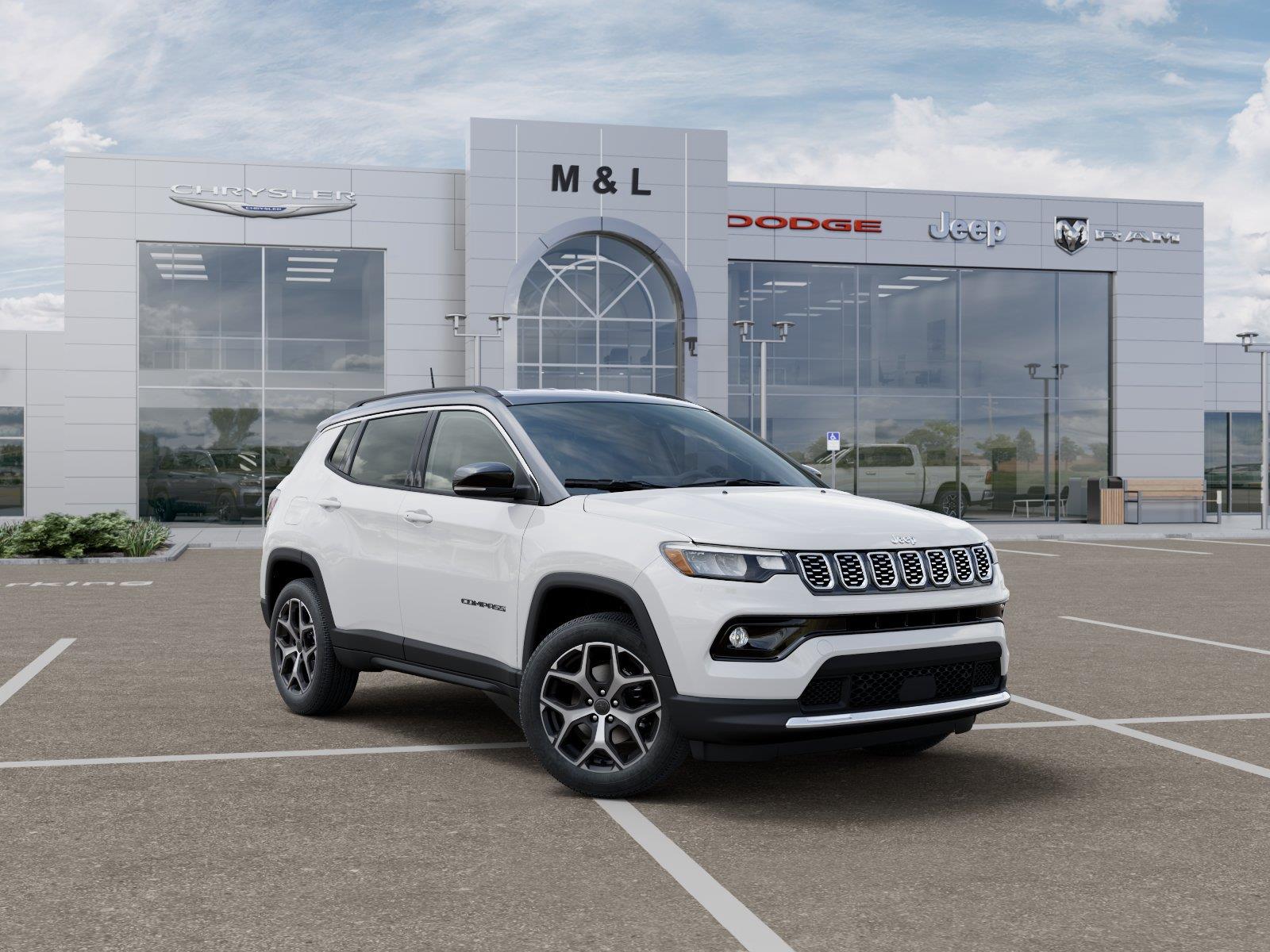 Bright White Clearcoat 2026 Jeep Compass SUV / Crossover Four-Wheel Drive 8-Speed Automatic
