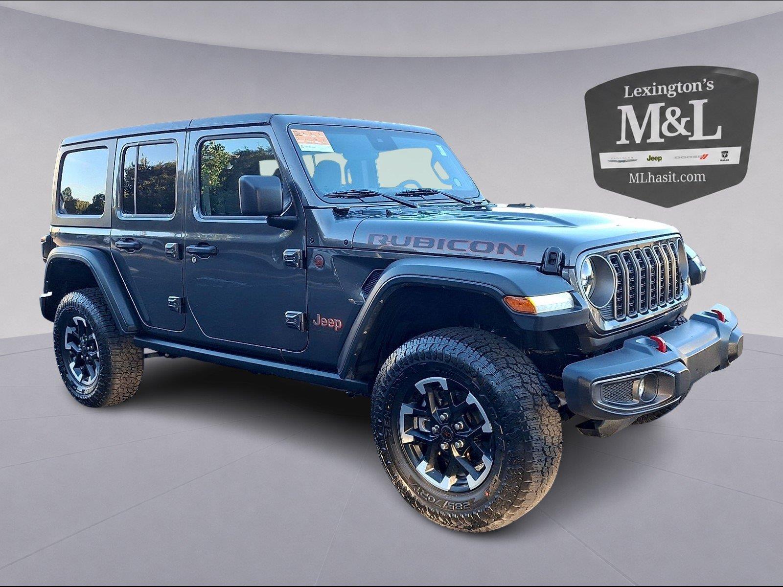 Gray (Granite Crystal Metallic Clearcoat) 2025 Jeep Wrangler SUV / Crossover Four-Wheel Drive 8-Speed Automatic