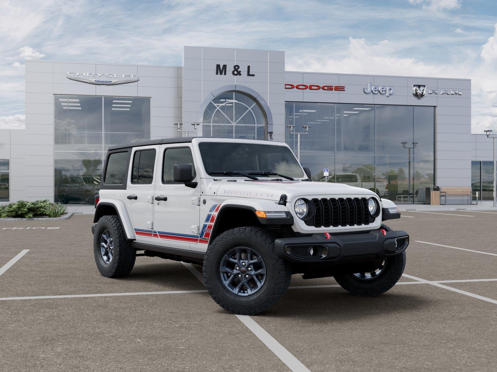 Bright White Clearcoat 2026 Jeep Wrangler SUV / Crossover Four-Wheel Drive 8-Speed Automatic