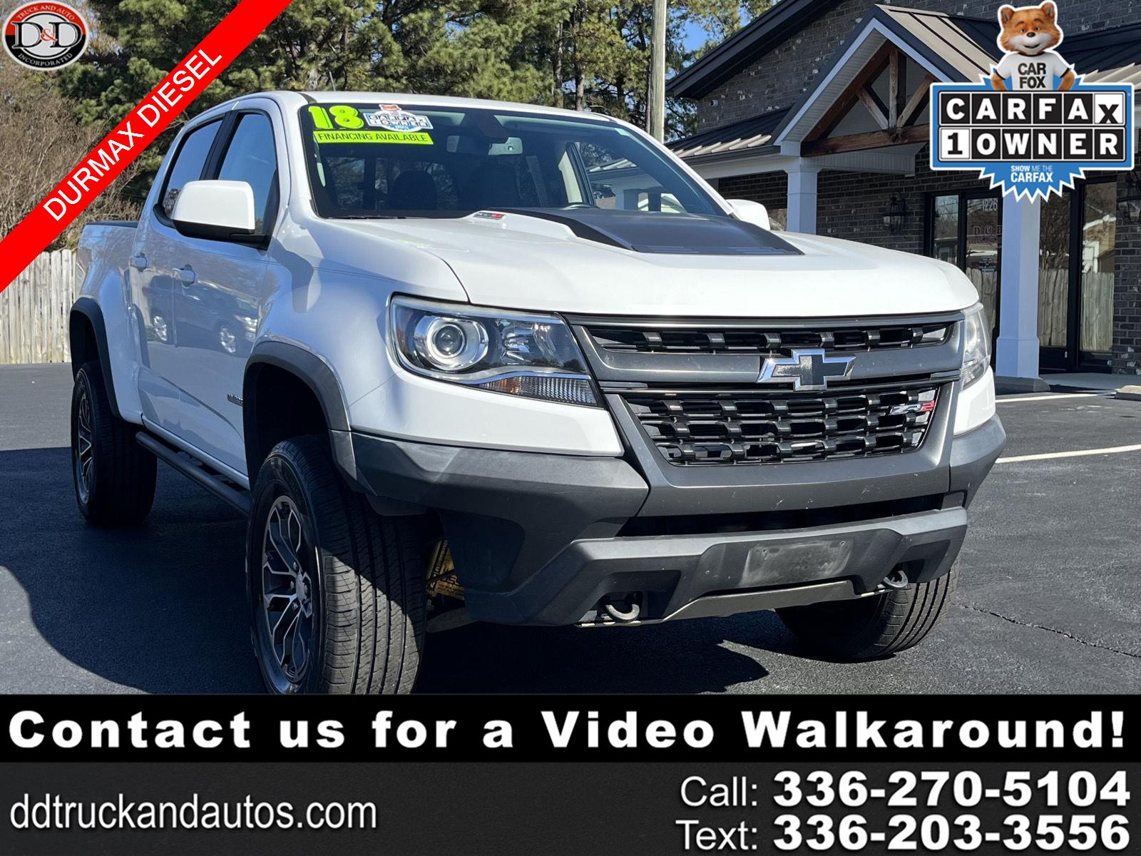 2018 Chevrolet Colorado ZR2 Crew Cab 4WD