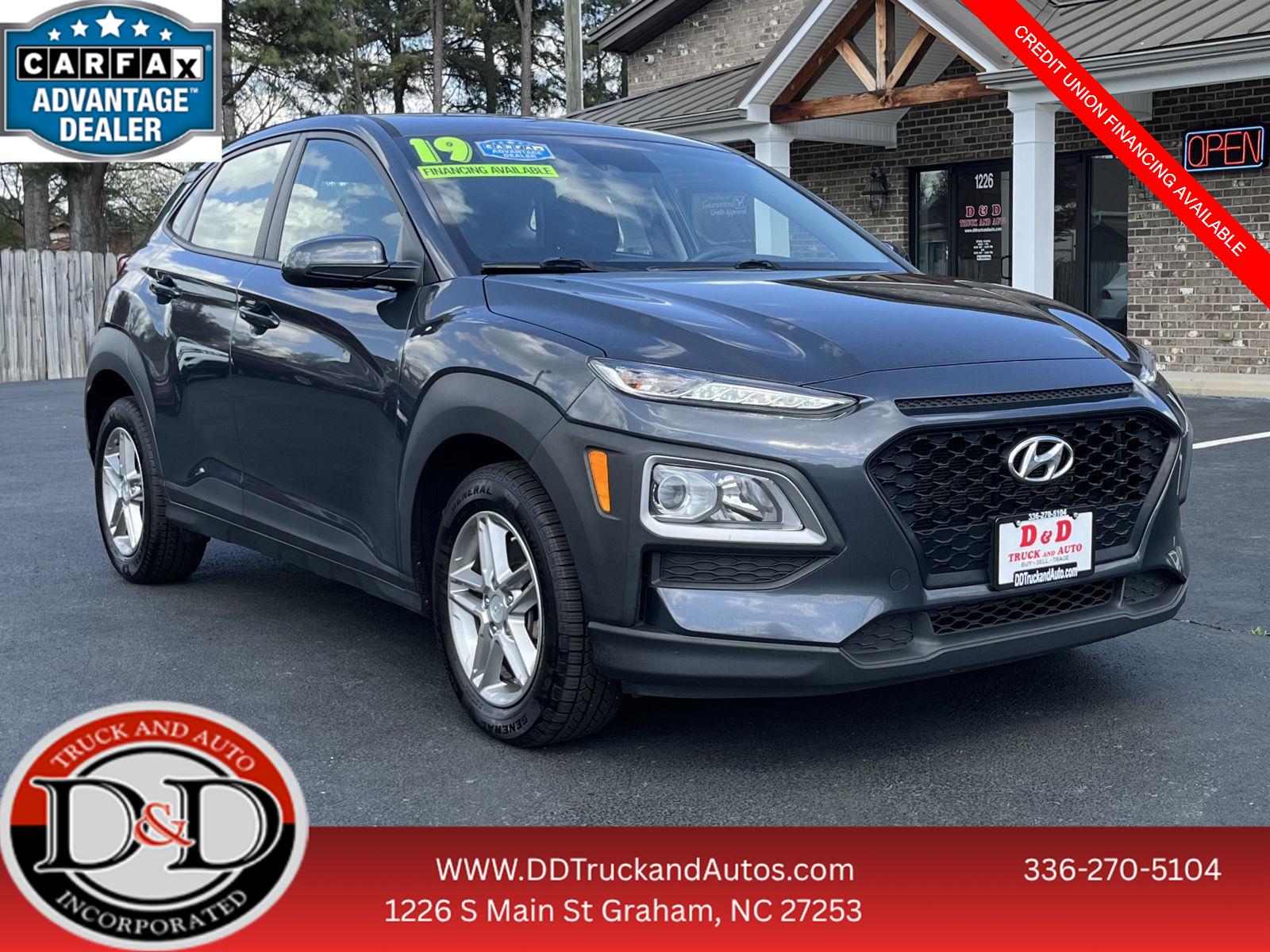 Thunder Gray 2019 Hyundai Kona SE AWD SUV / Crossover All-Wheel Drive Automatic