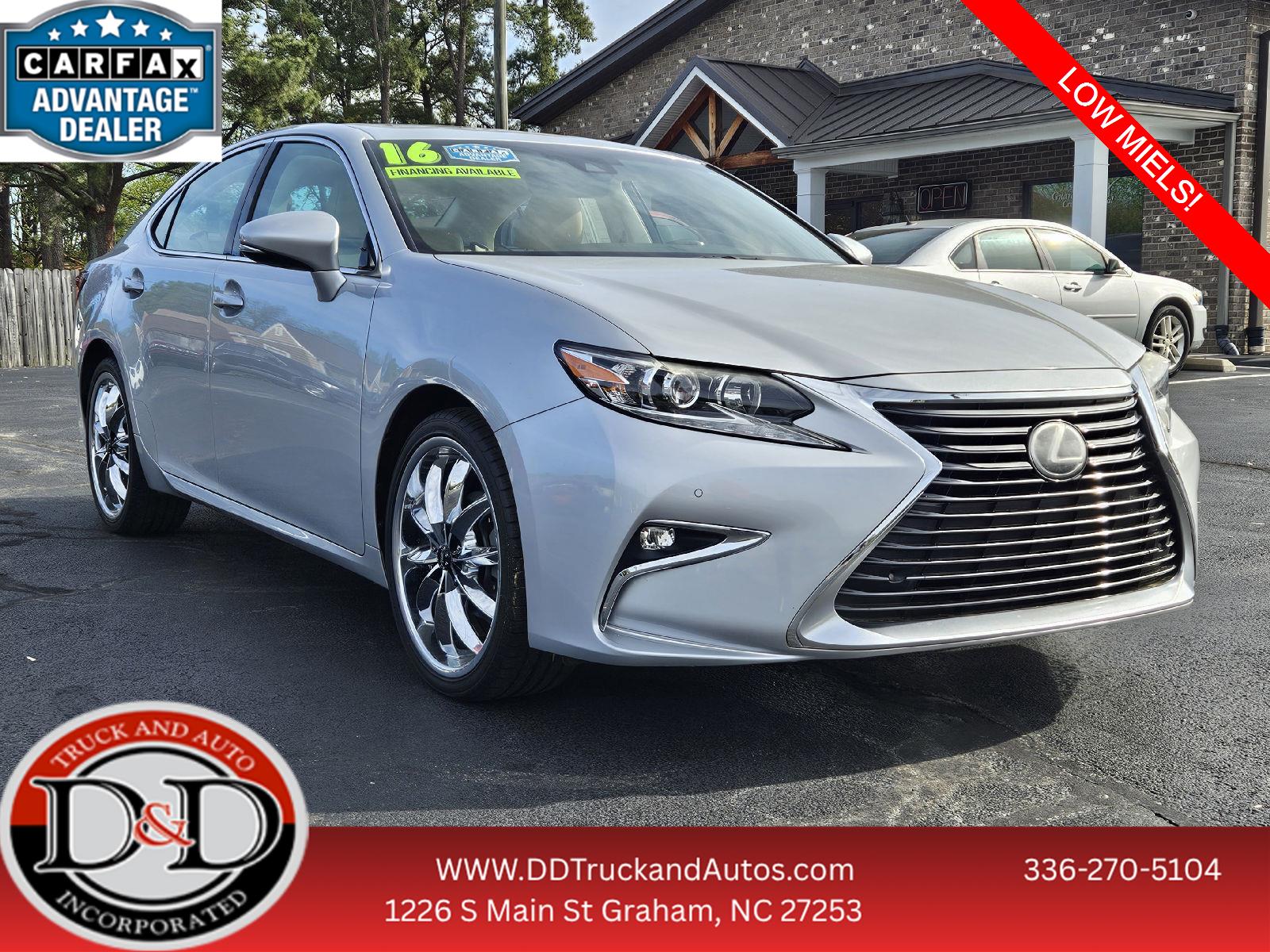 Silver Lining Metallic 2016 Lexus ES 350 FWD Sedan Front-Wheel Drive Automatic