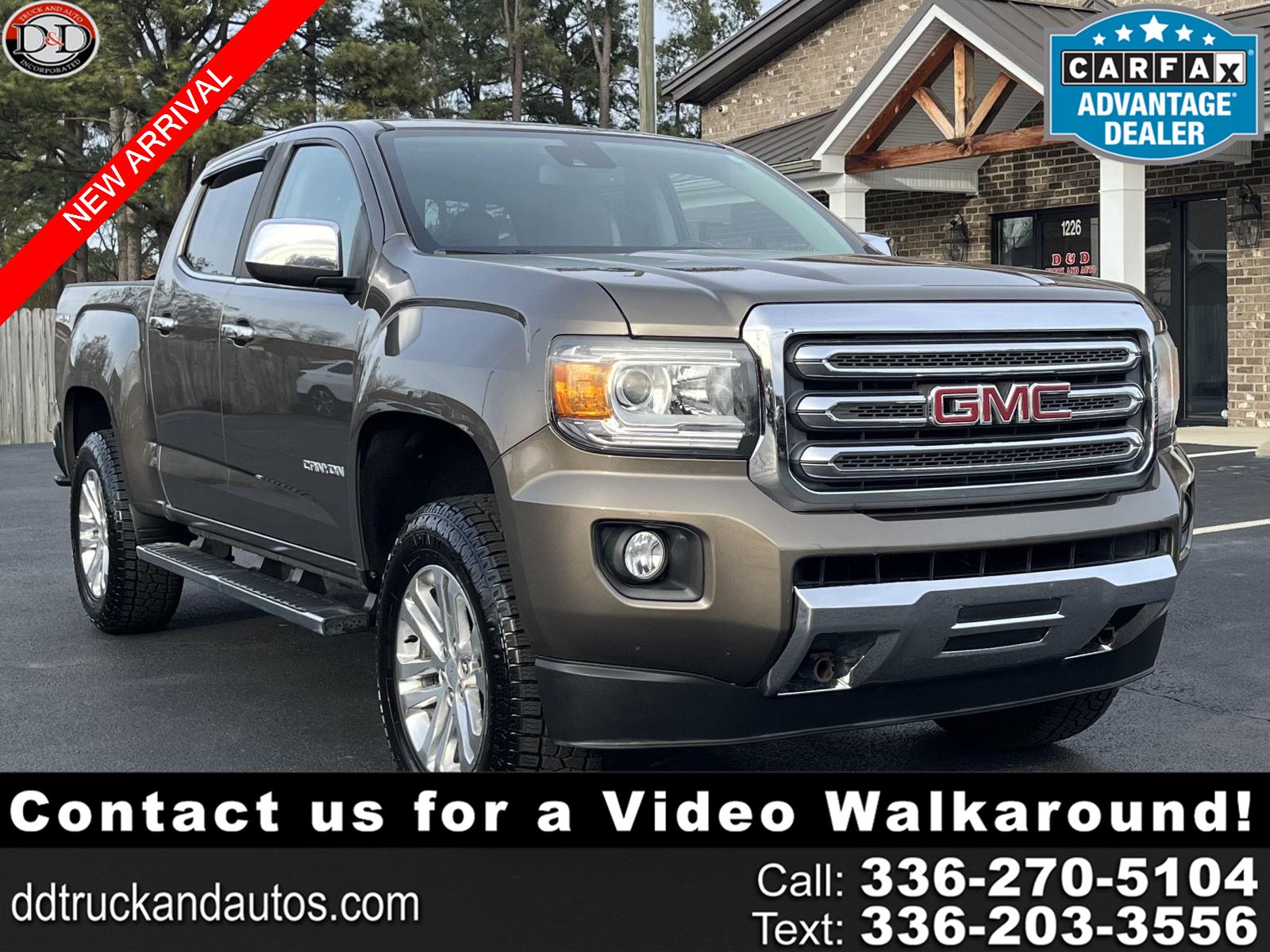 2017 GMC Canyon SLT Crew Cab 4WD