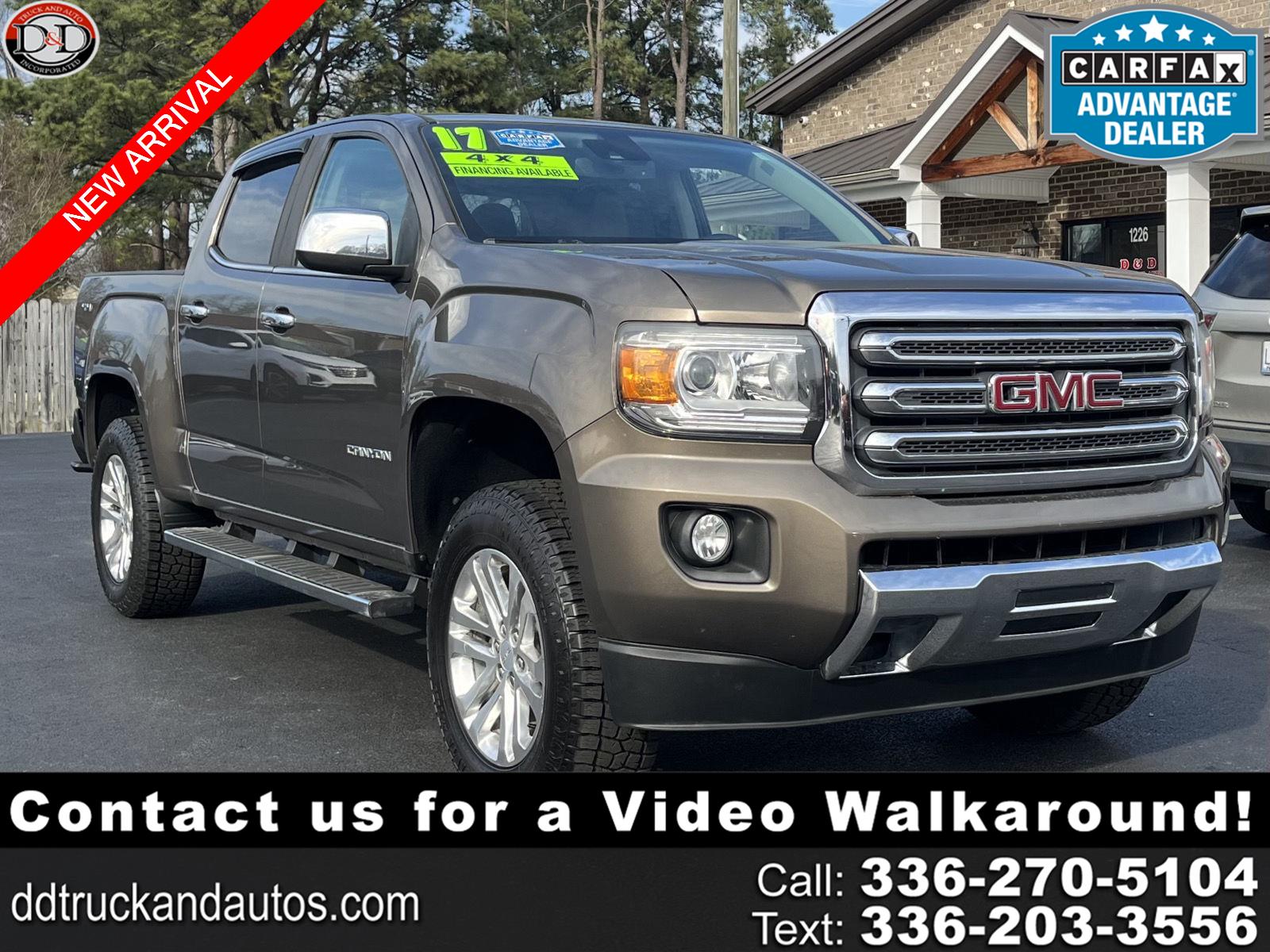 2017 GMC Canyon SLT Crew Cab 4WD