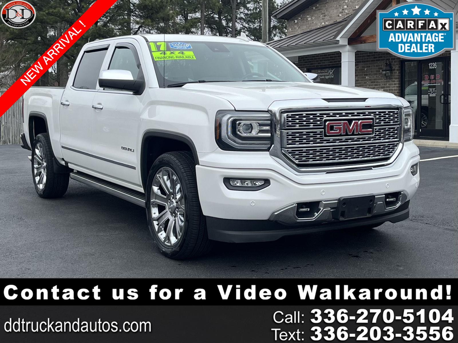 2017 GMC Sierra 1500 Denali Crew Cab 4WD
