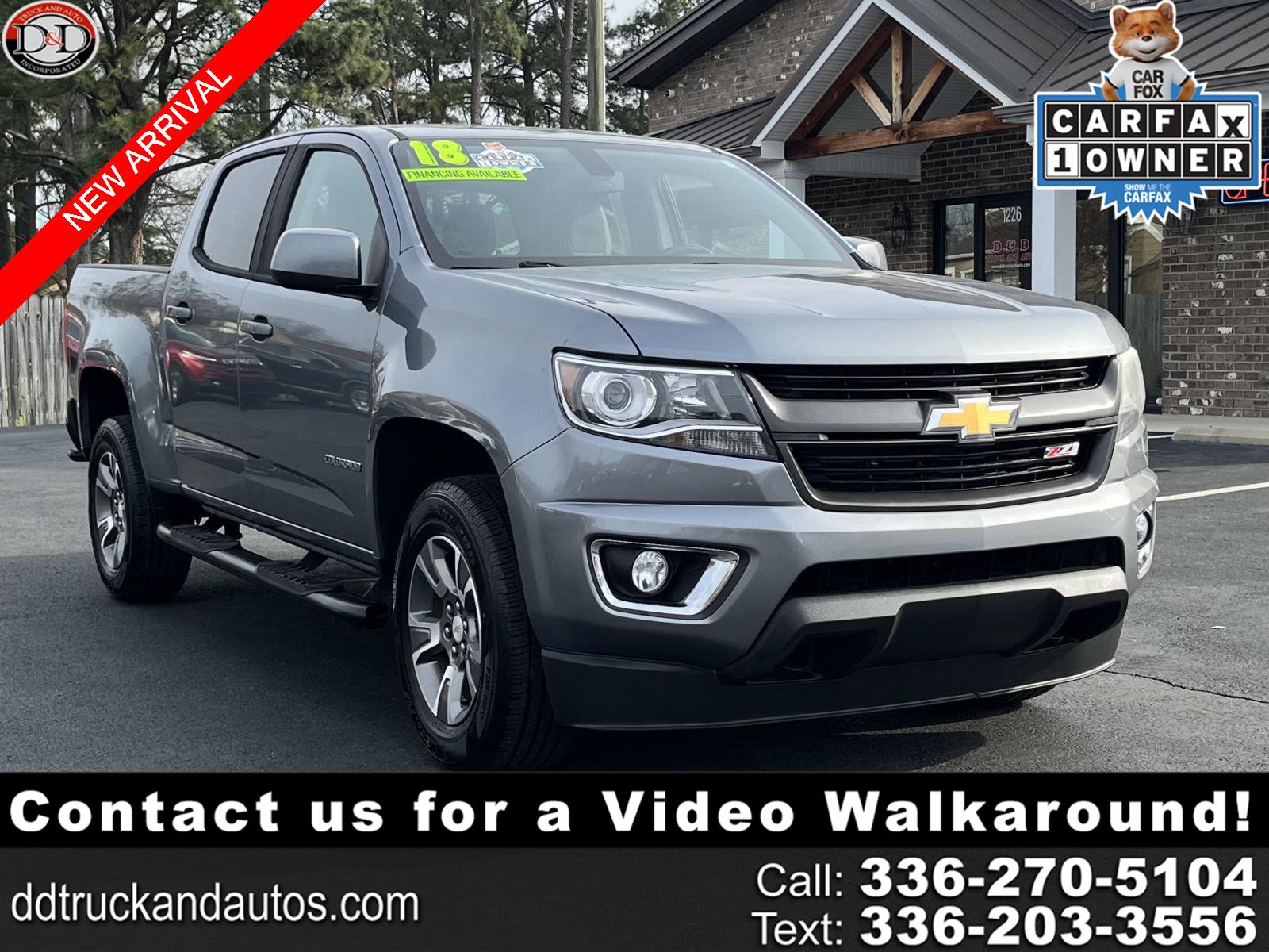 2018 Chevrolet Colorado Z71 Crew Cab RWD