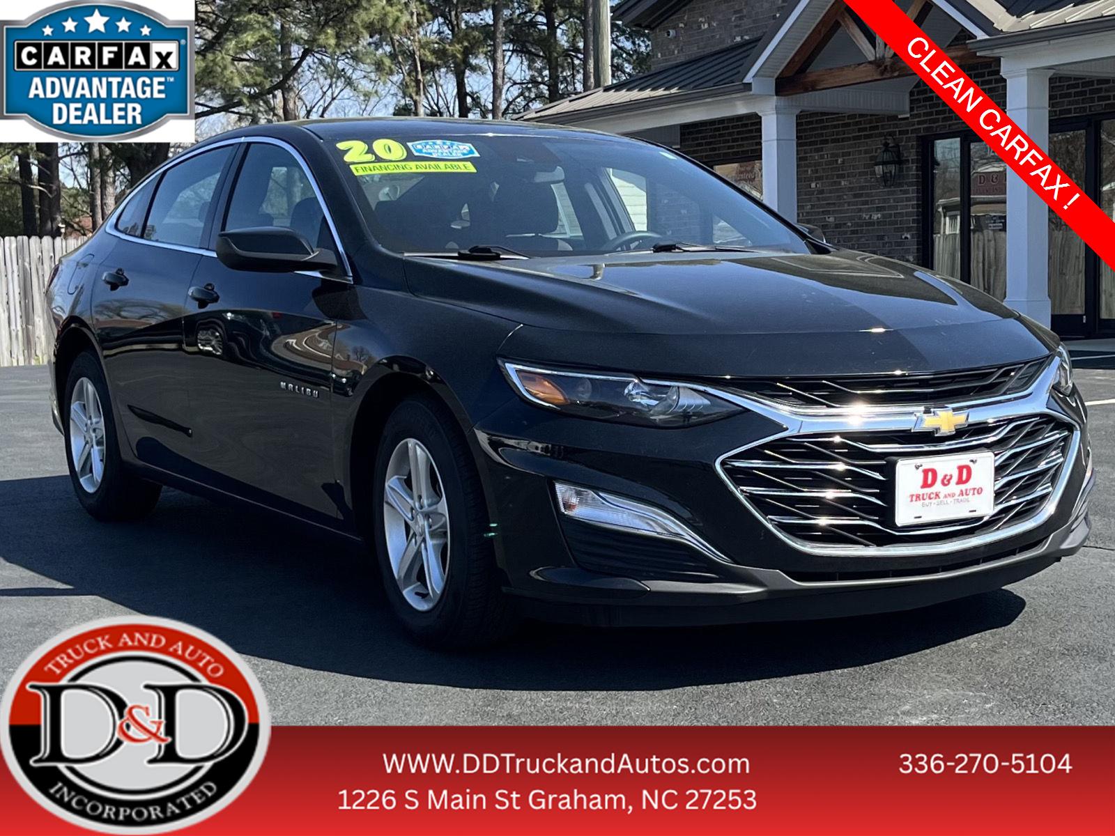 Mosaic Black Metallic 2020 Chevrolet Malibu LS Fleet FWD Sedan Front-Wheel Drive Continuously Variable Transmission