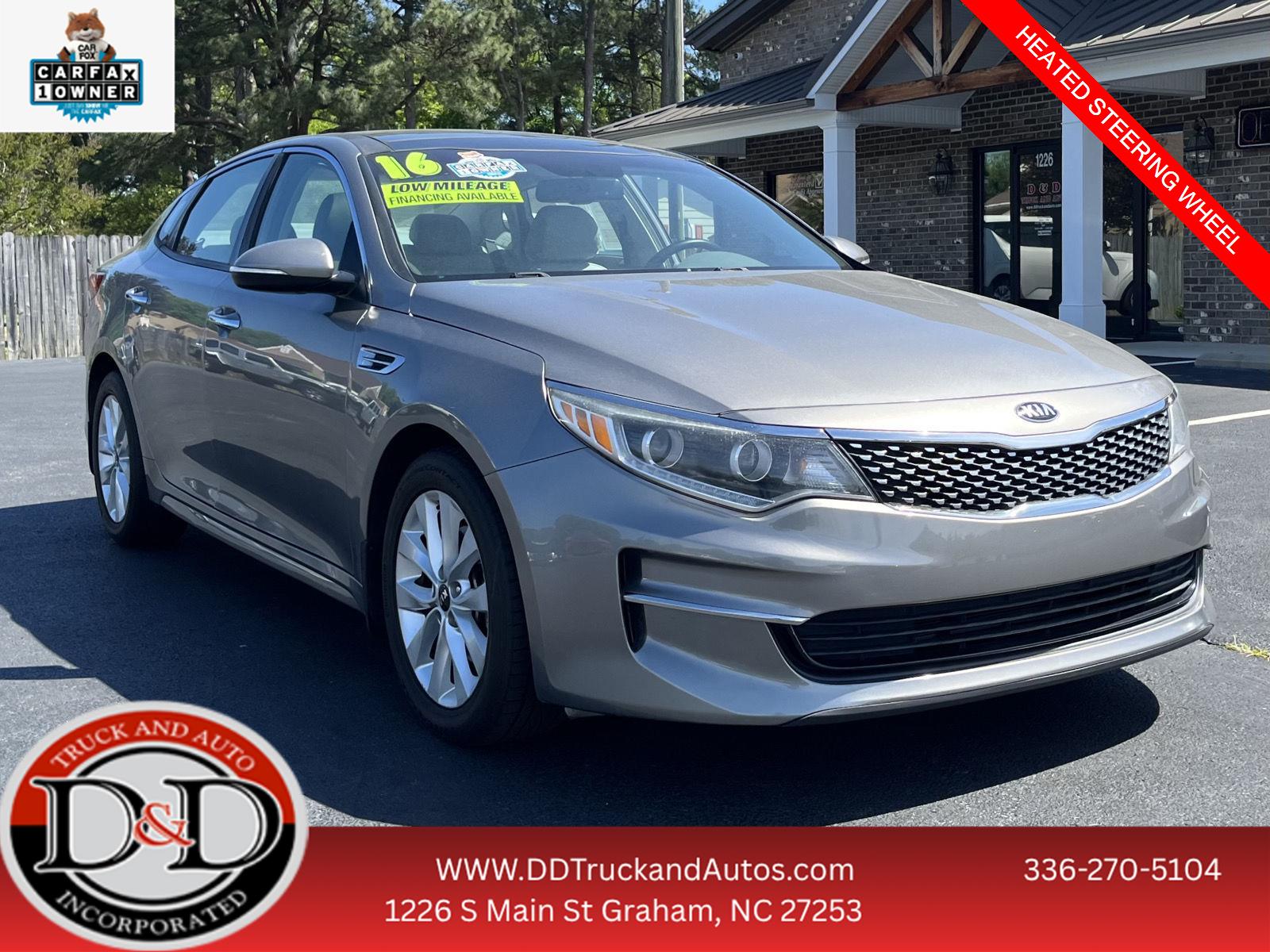 Titanium Gray 2016 Kia Optima EX Sedan Front-Wheel Drive Automatic