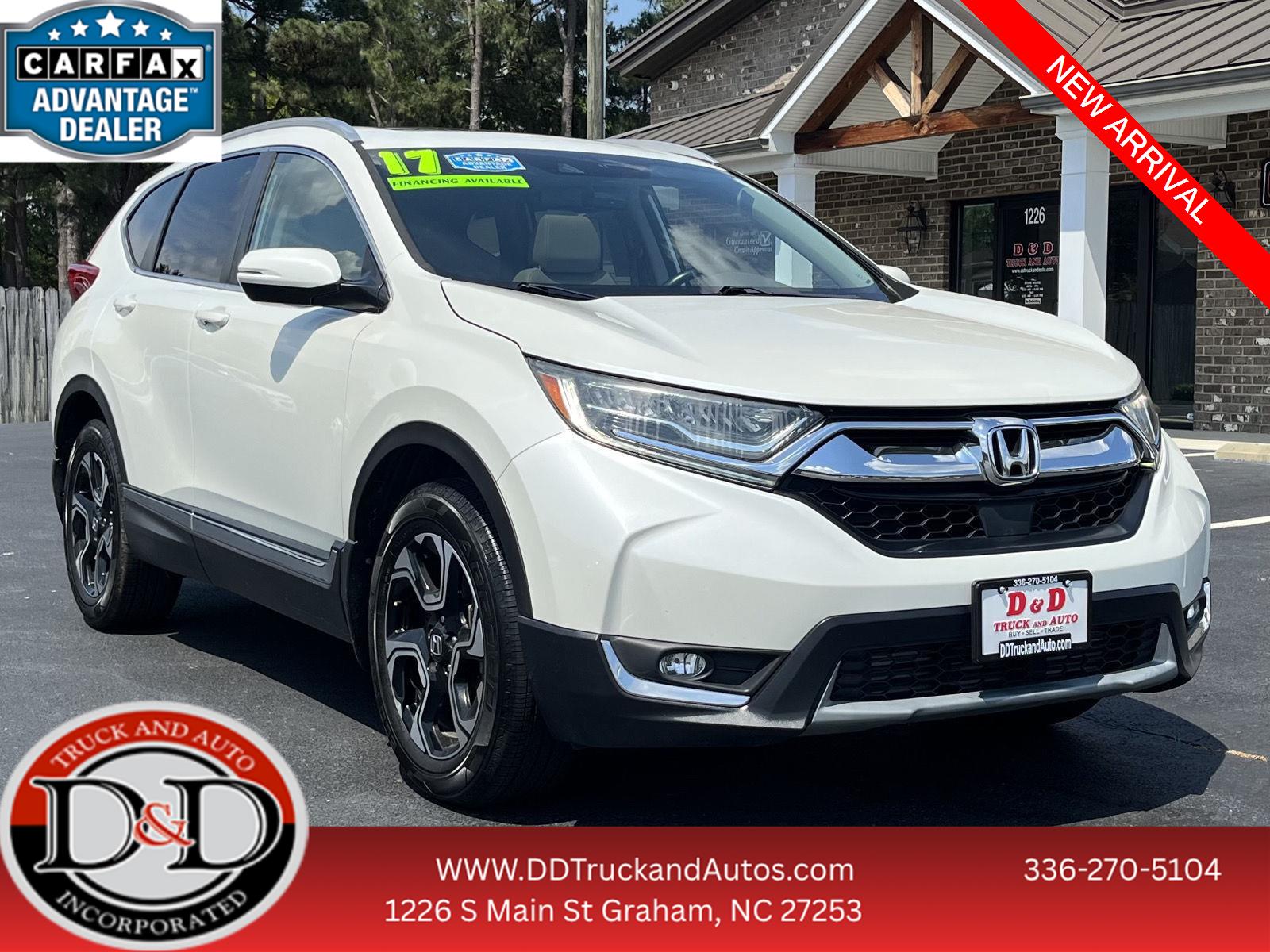 White Diamond Pearl 2017 Honda CR-V SUV / Crossover All-Wheel Drive Continuously Variable Transmission