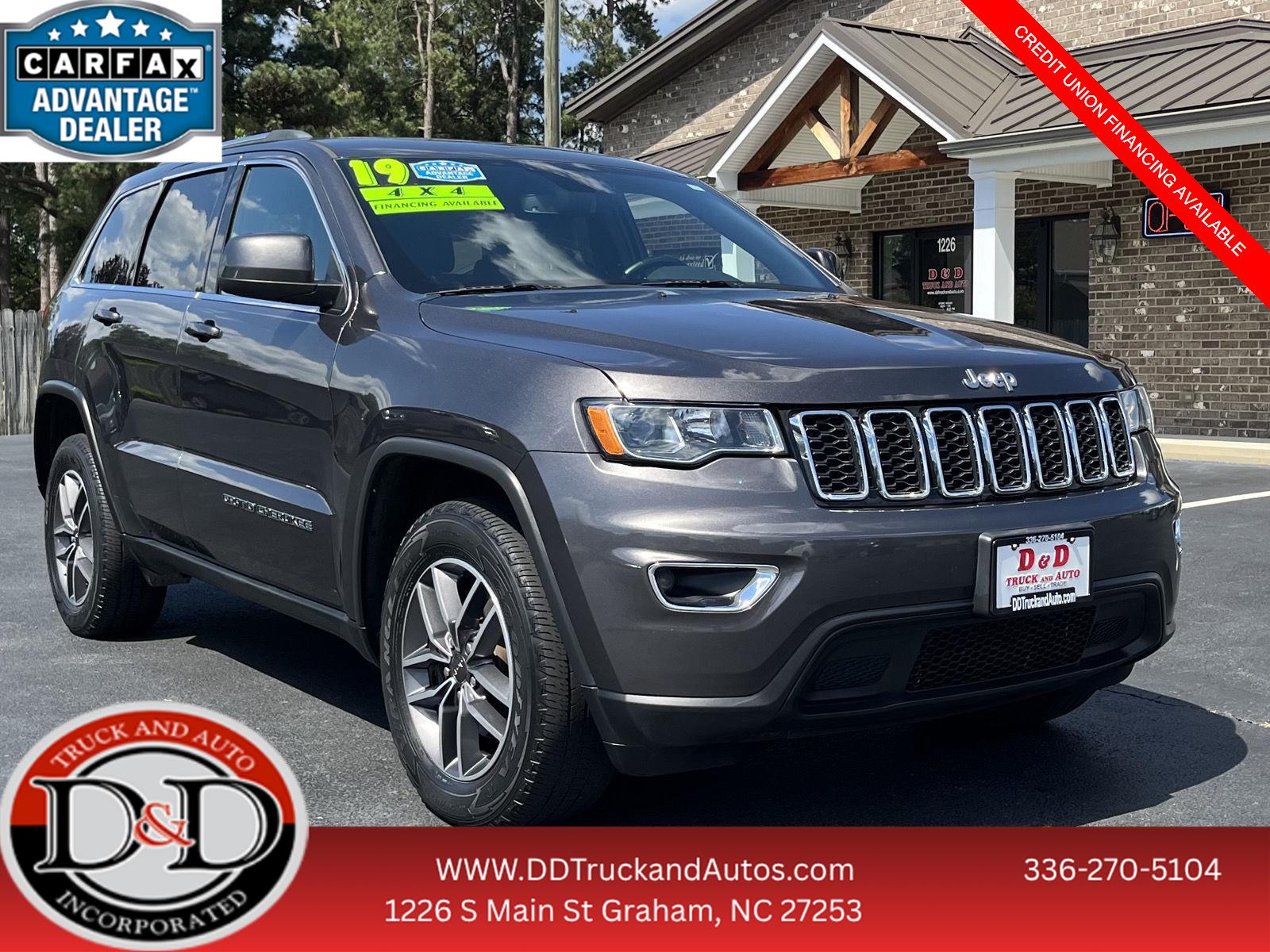 Gray (Granite Crystal Metallic Clearcoat) 2019 Jeep Grand Cherokee SUV / Crossover Four-Wheel Drive 8-Speed Automatic
